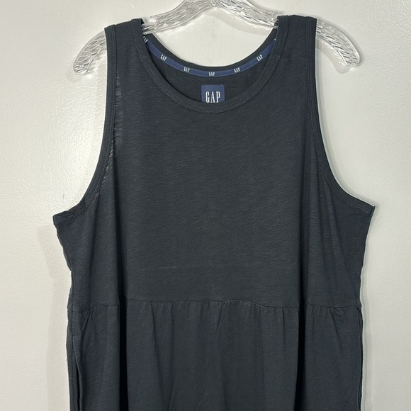 GAP XL Tiered Tank Dress Cotton Modal - Picture 4 of 9